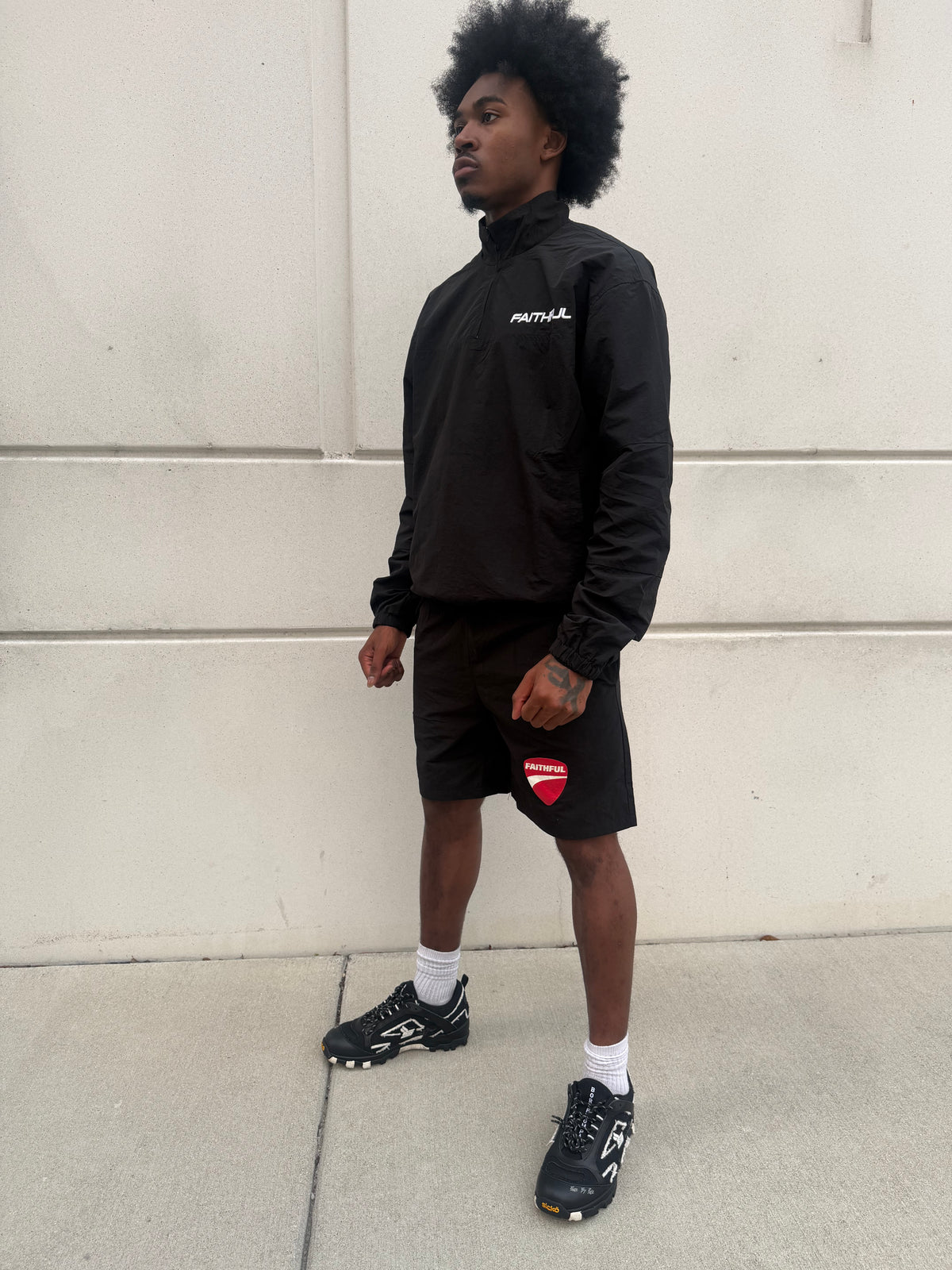QUARTER ZIP SET