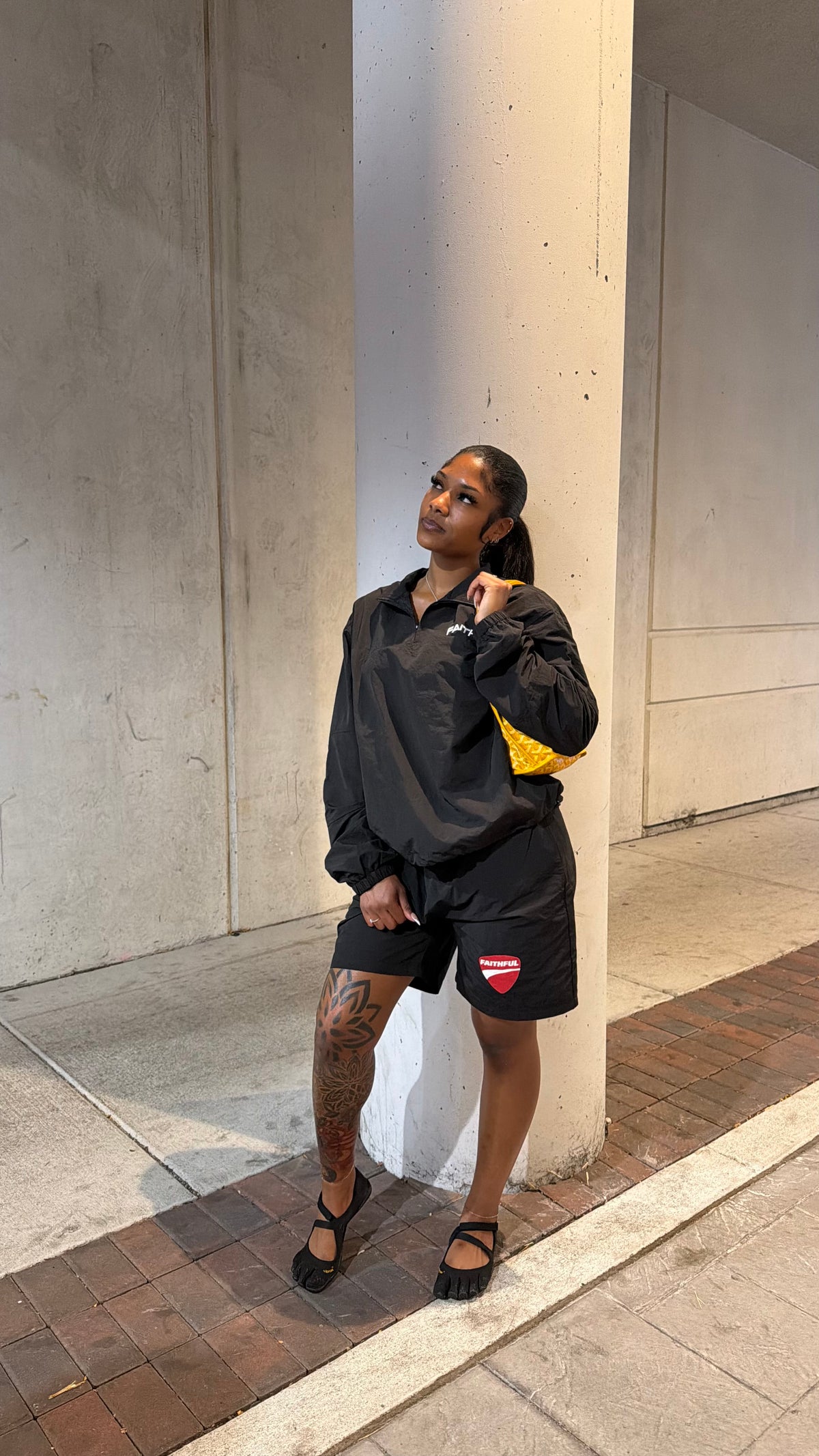 QUARTER ZIP SET